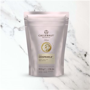 CALLEBAUT WHITE CHOCOLATE CRISPEARLS 800G